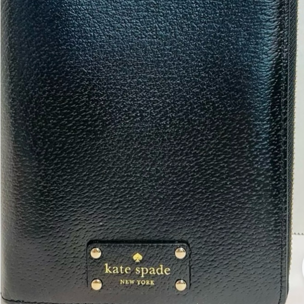 Vintage Kate Spade Black Planner Agenda Organizer Cash Budgeting 22058T S81